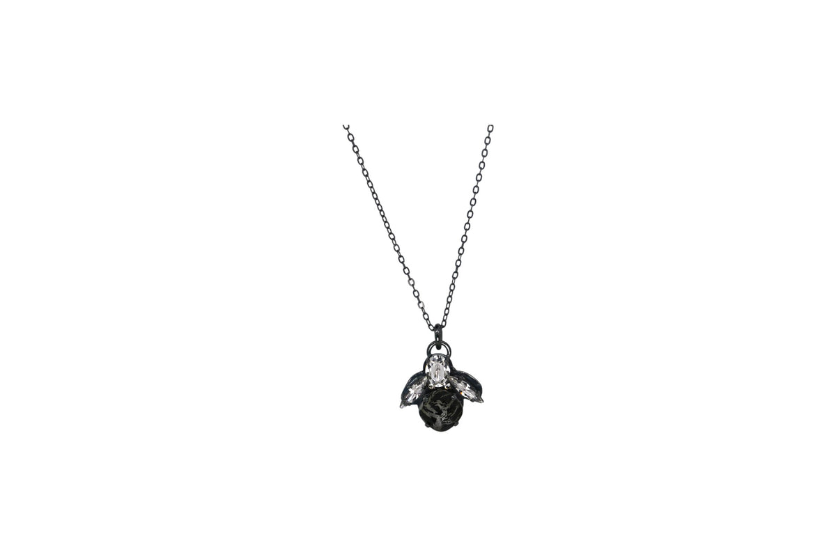 Midnight Sun Bee Necklace