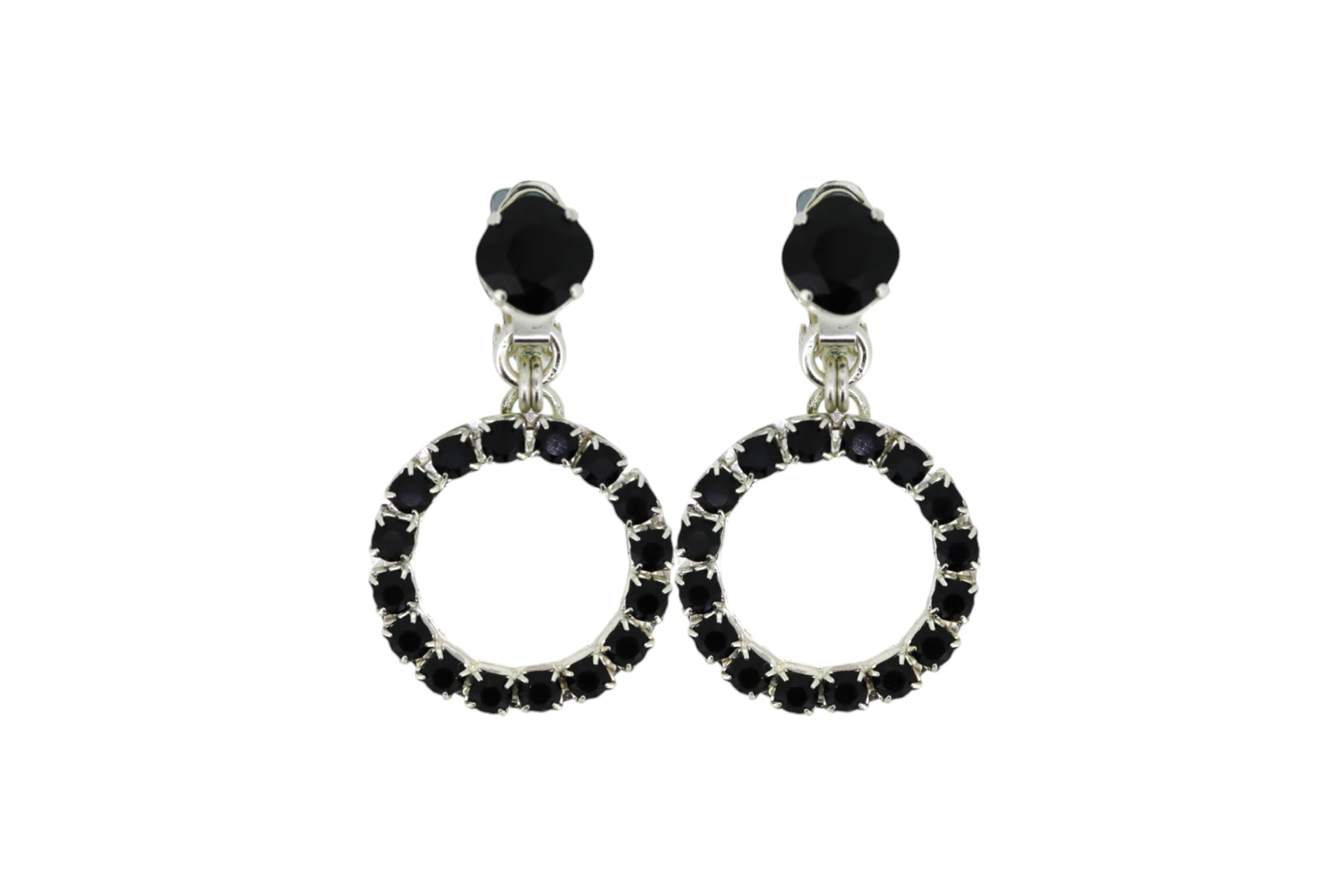 Small Hoop Earrings Platinum