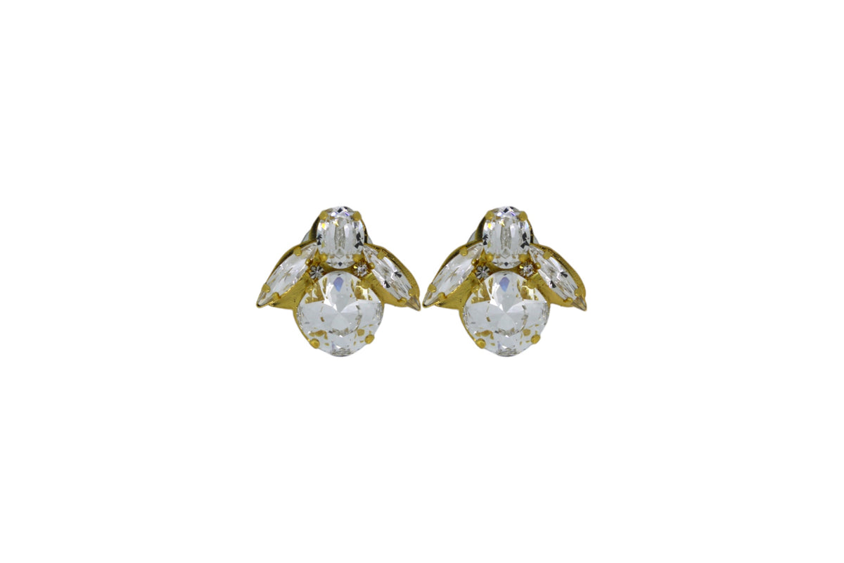 Clear Bee Earrings