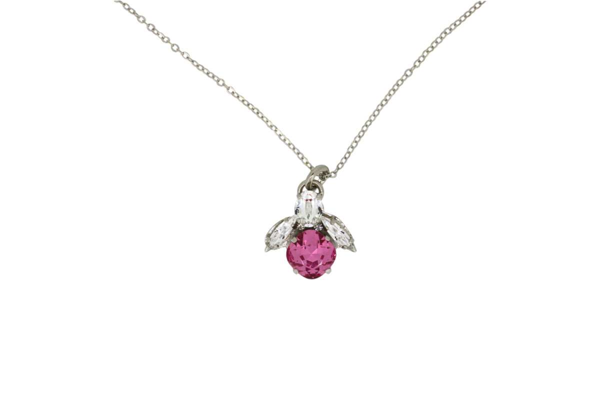 Bee Necklace Platinum