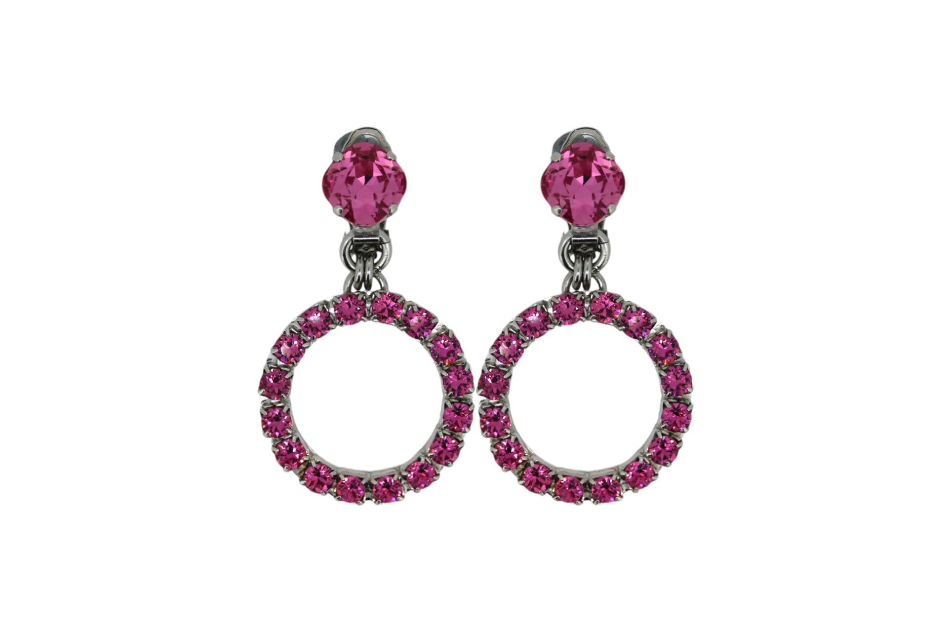 Small Hoop Earrings Platinum