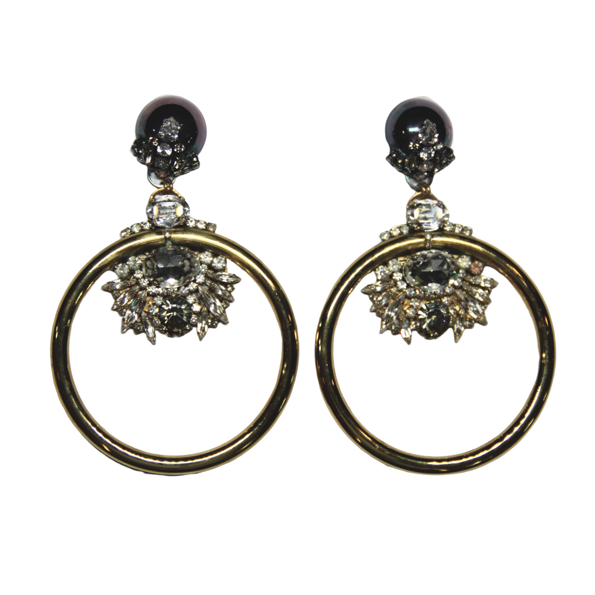 Queen Everything Extra Large Hoop Earrings