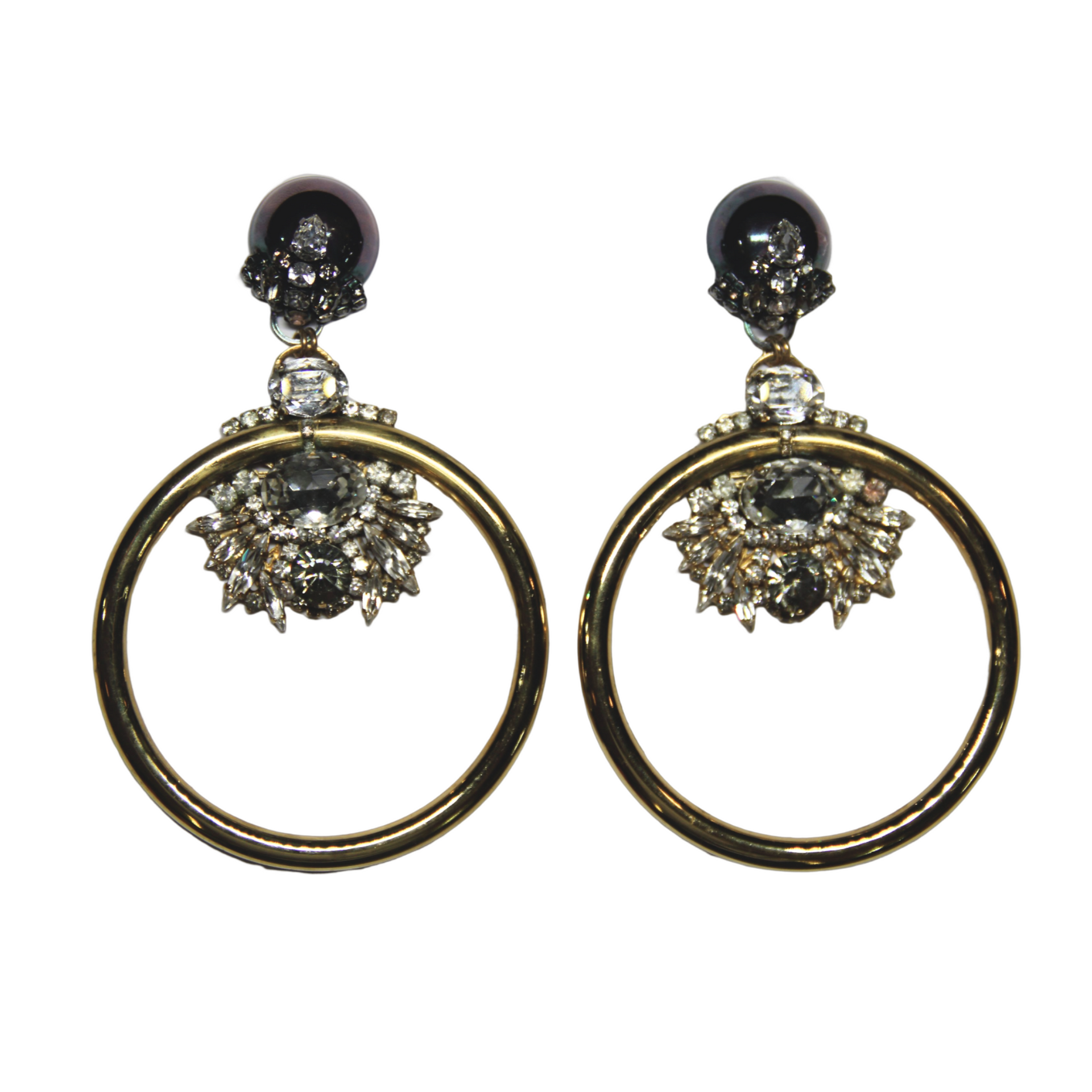 Queen Everything Extra Large Hoop Earrings