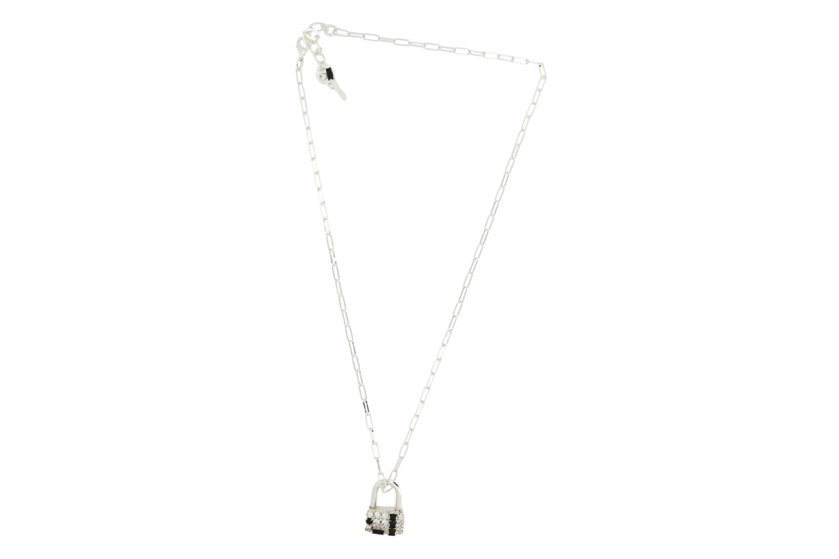 Tweed Lock Necklace